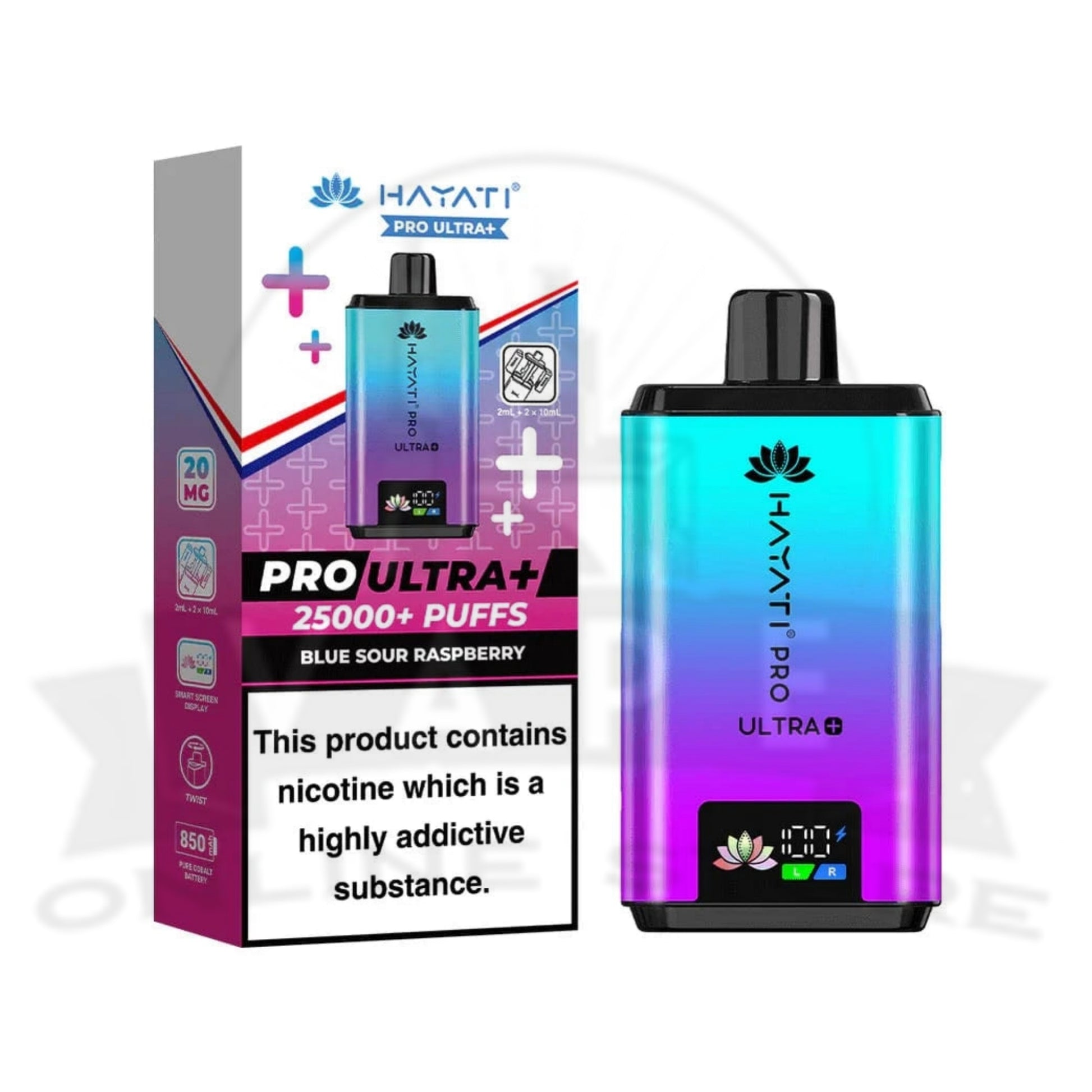BOX OF 5 Hayati Pro Ultra Plus 25000 Prefilled Pod Kit