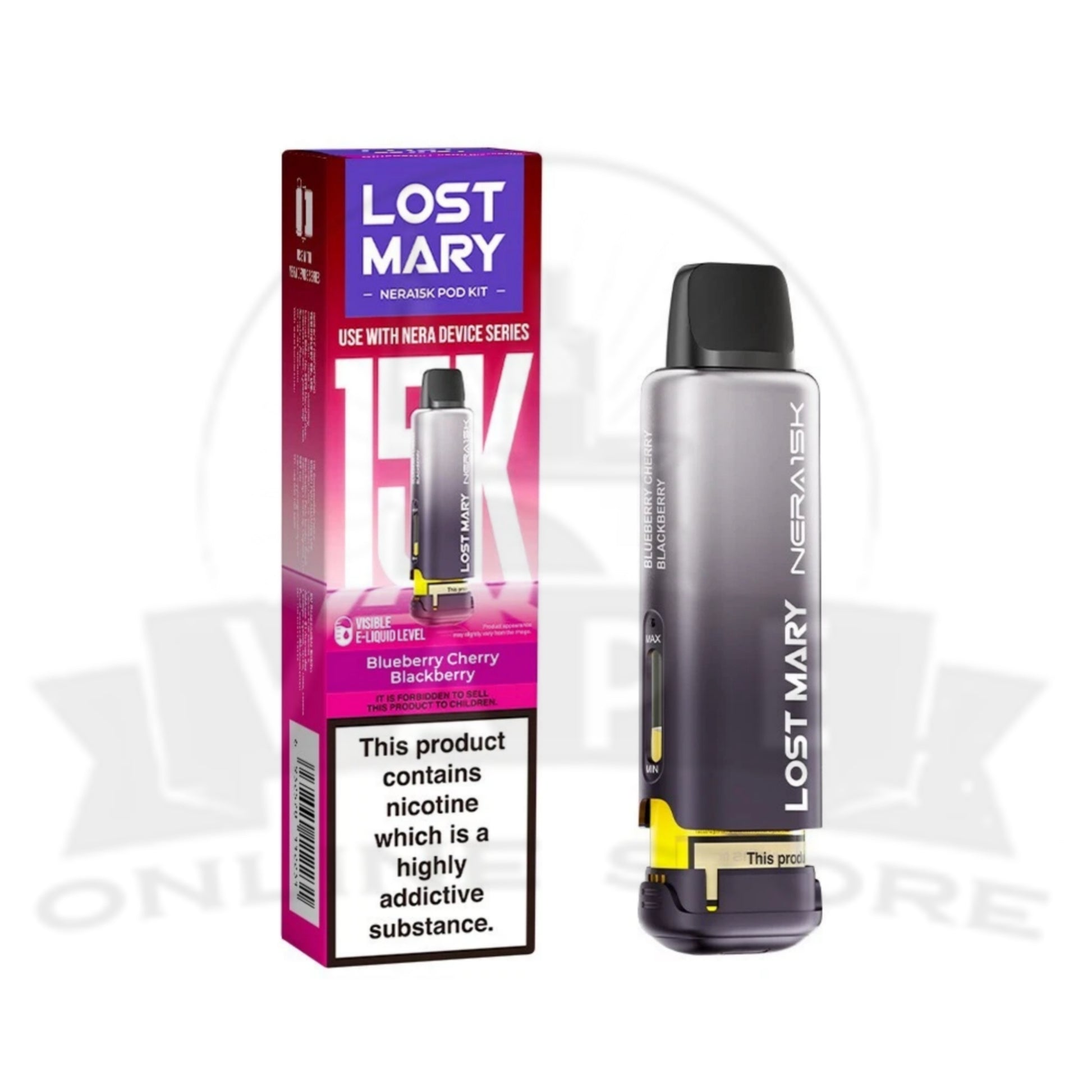 BOX OF 5 Lost Mary Nera 15k Pods Bulk Buy | Fast Delivery