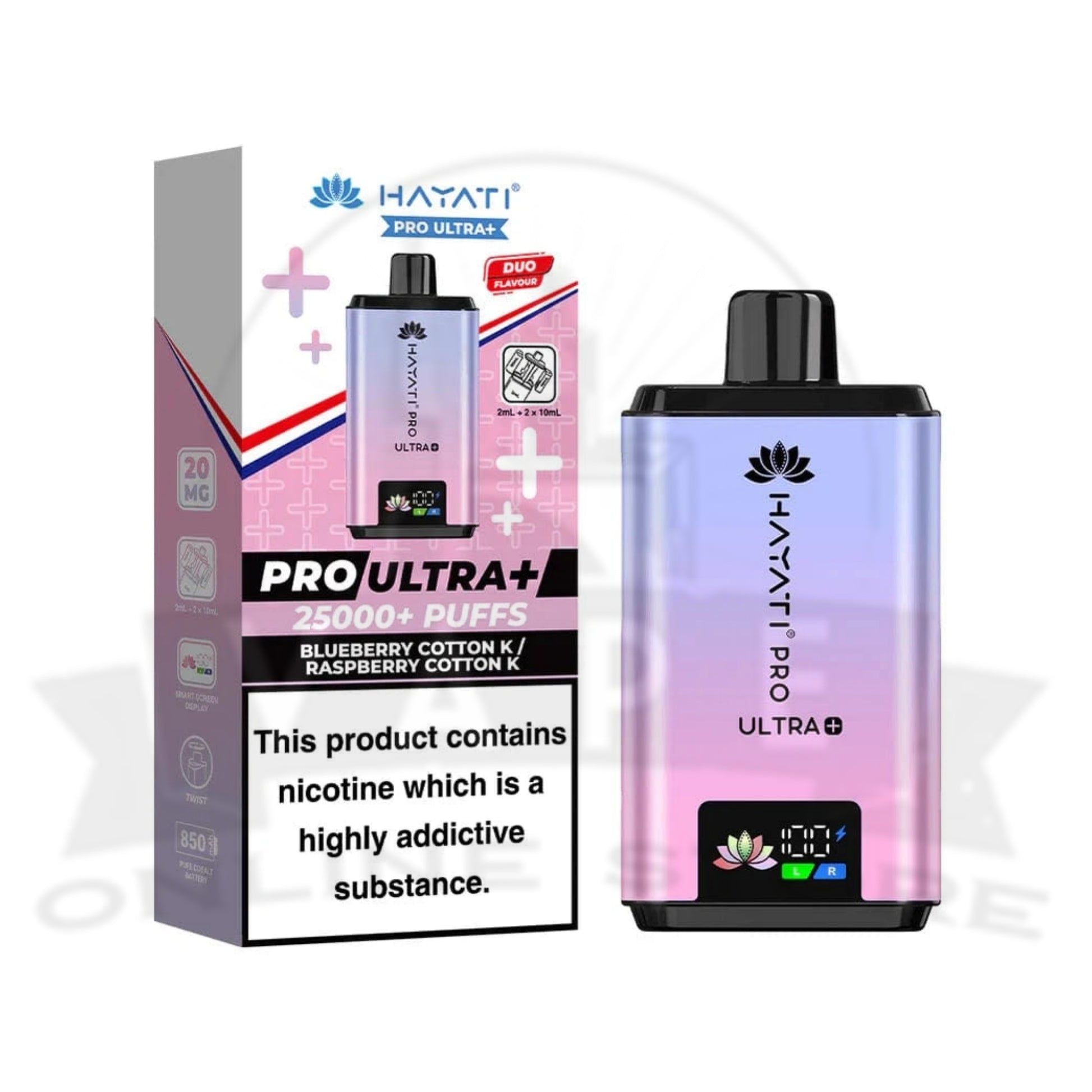BOX OF 5 Hayati Pro Ultra Plus 25000 Prefilled Pod Kit