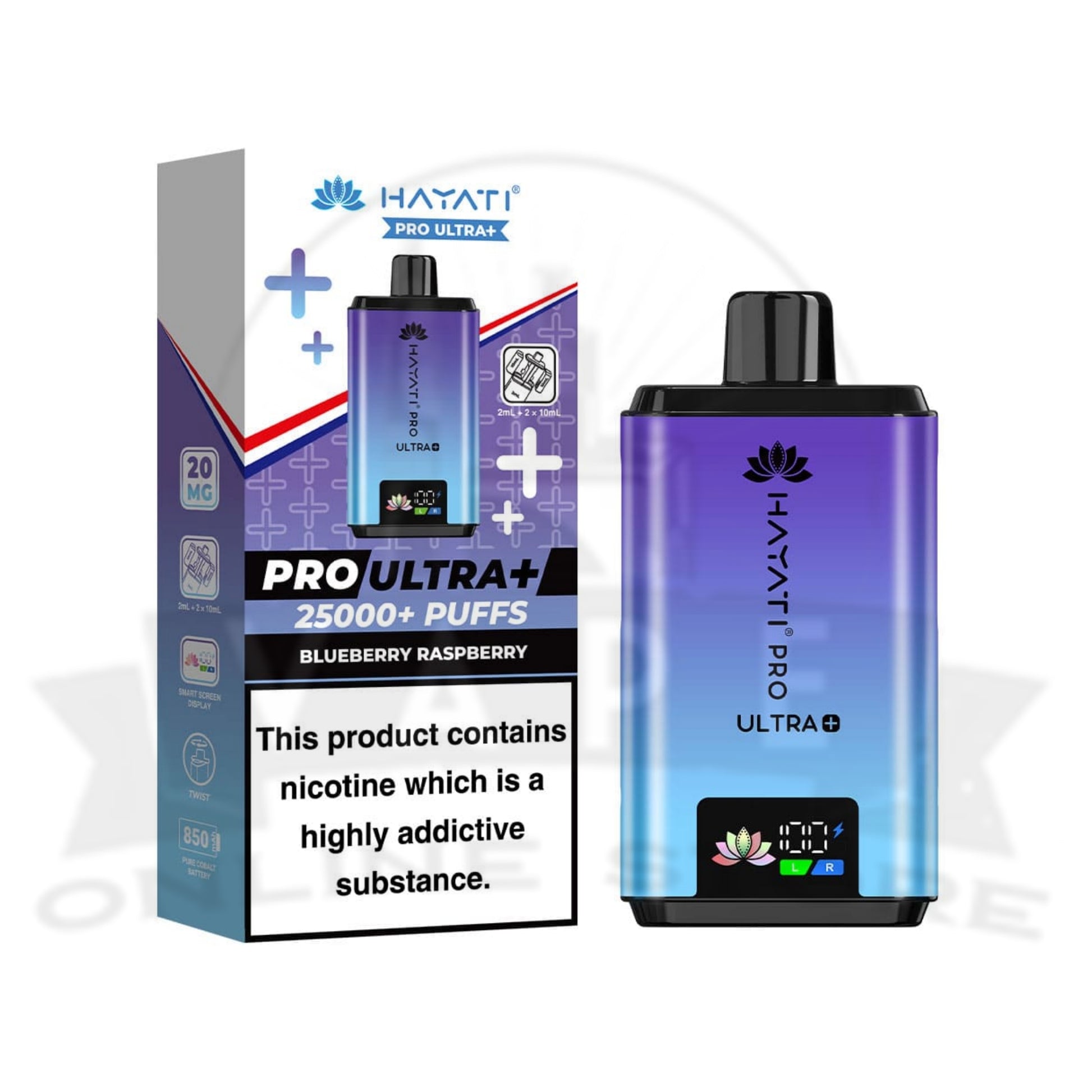 BOX OF 5 Hayati Pro Ultra Plus 25000 Prefilled Pod Kit