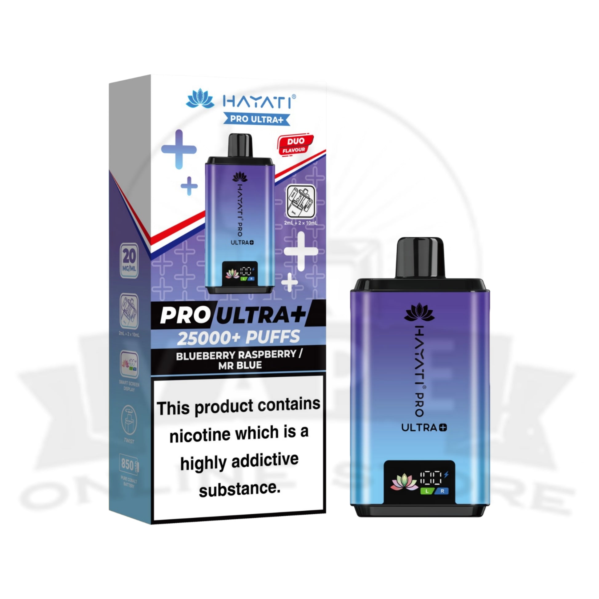 BOX OF 5 Hayati Pro Ultra Plus 25000 Prefilled Pod Kit