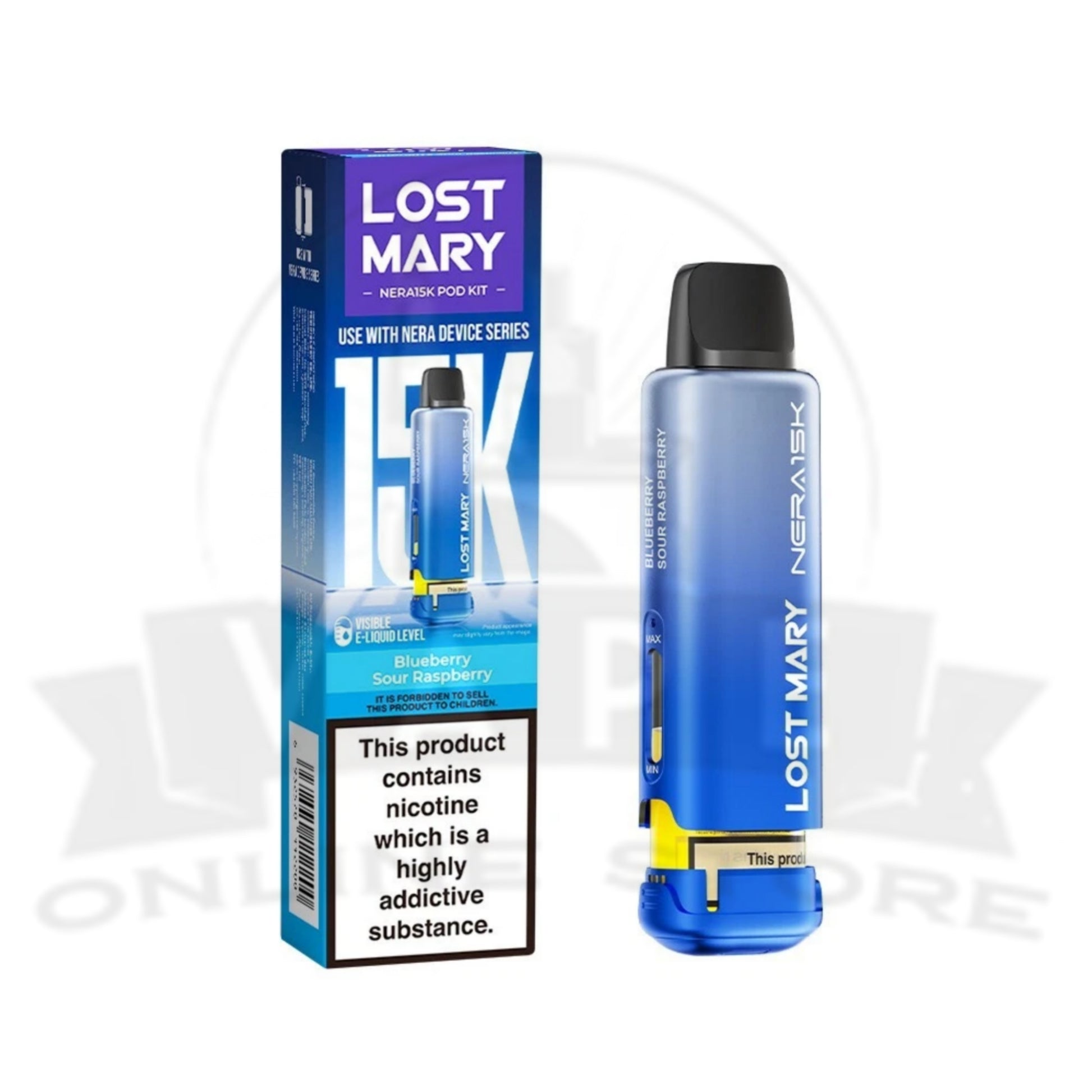 BOX OF 5 Lost Mary Nera 15k Pods Bulk Buy | Fast Delivery