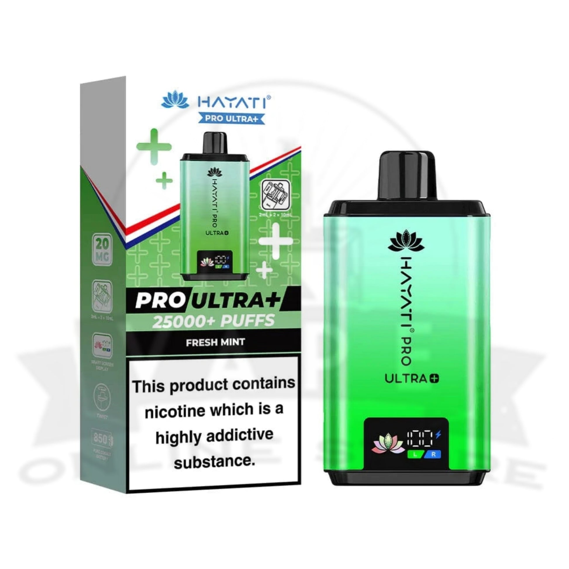 BOX OF 5 Hayati Pro Ultra Plus 25000 Prefilled Pod Kit