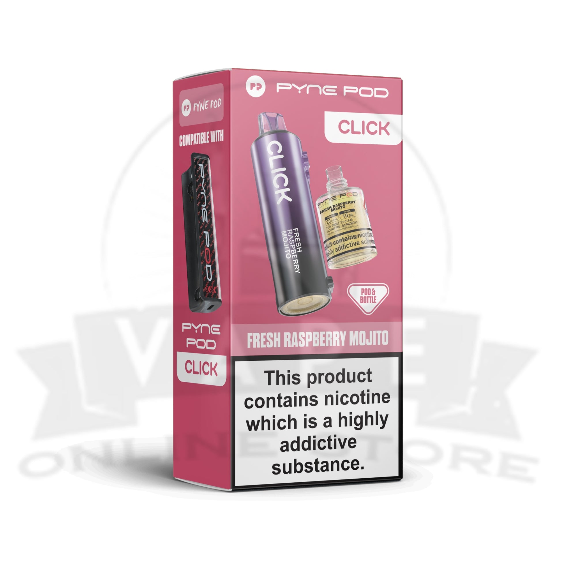 Box Of 5 Pyne Pod Click 10k Puffs Replacement Pods