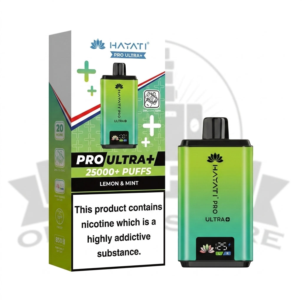BOX OF 5 Hayati Pro Ultra Plus 25000 Prefilled Pod Kit