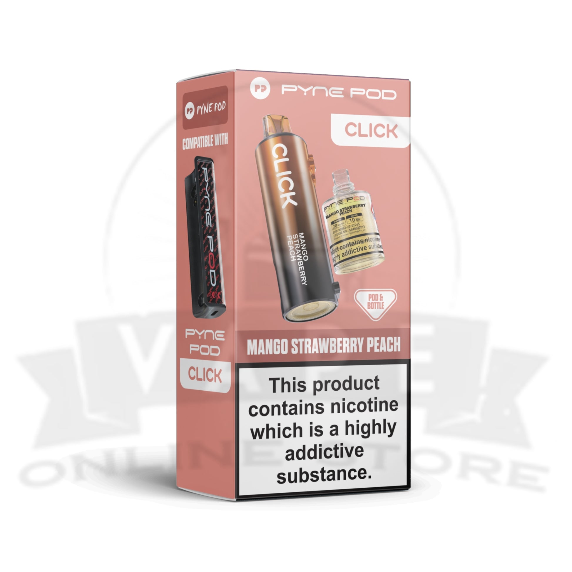 Box Of 5 Pyne Pod Click 10k Puffs Replacement Pods