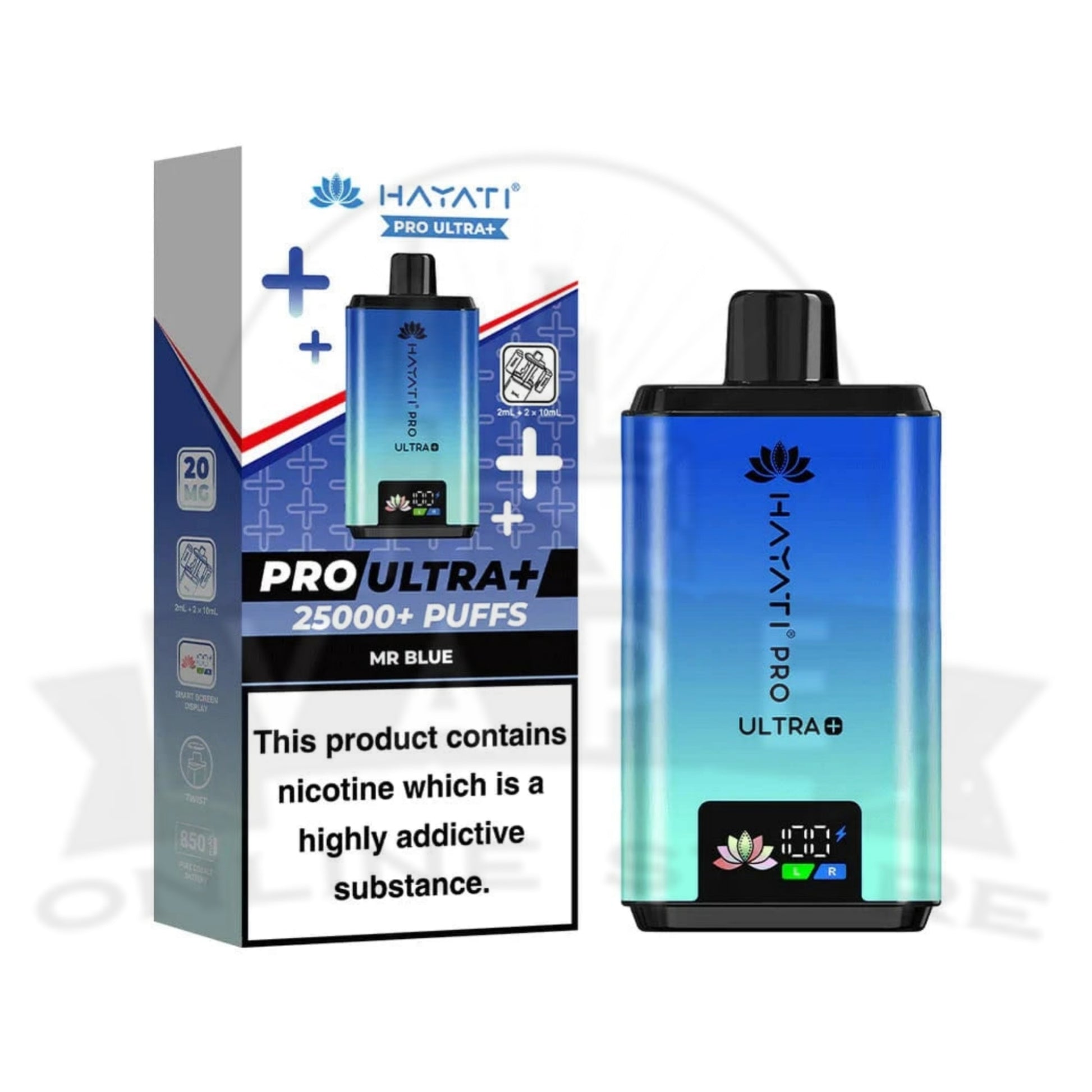BOX OF 5 Hayati Pro Ultra Plus 25000 Prefilled Pod Kit
