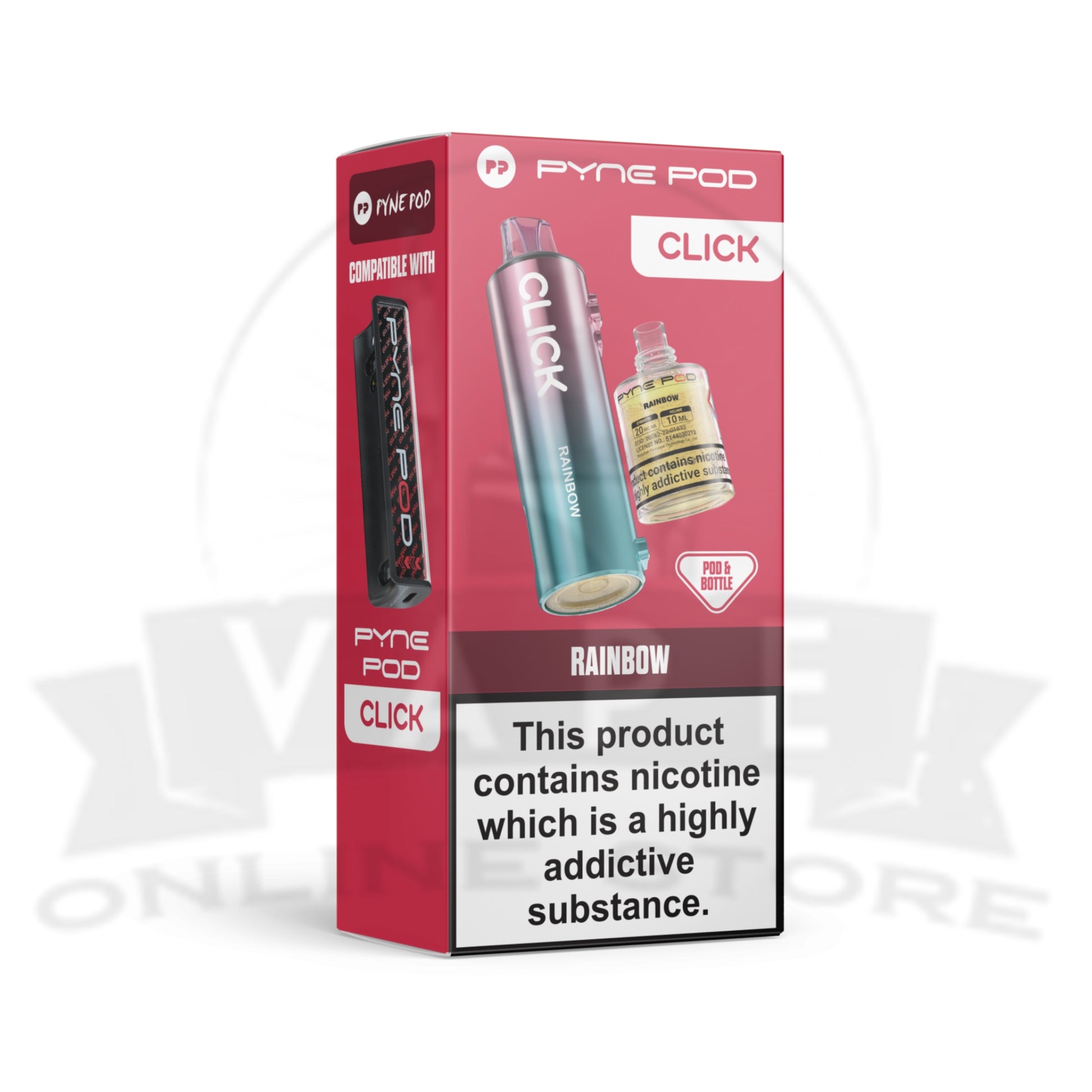 Box Of 5 Pyne Pod Click 10k Puffs Replacement Pods