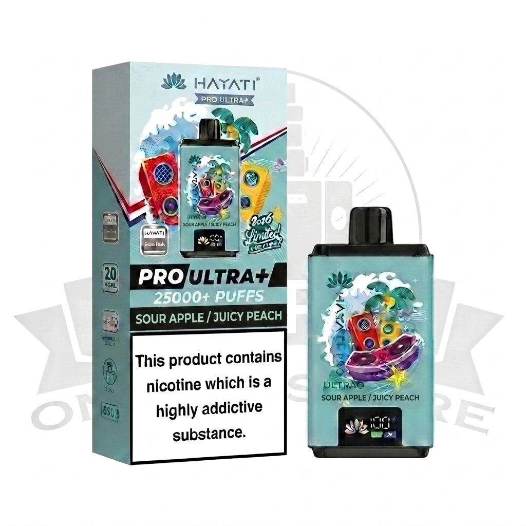 BOX OF 5 Hayati Pro Ultra Plus 25000 Prefilled Pod Kit