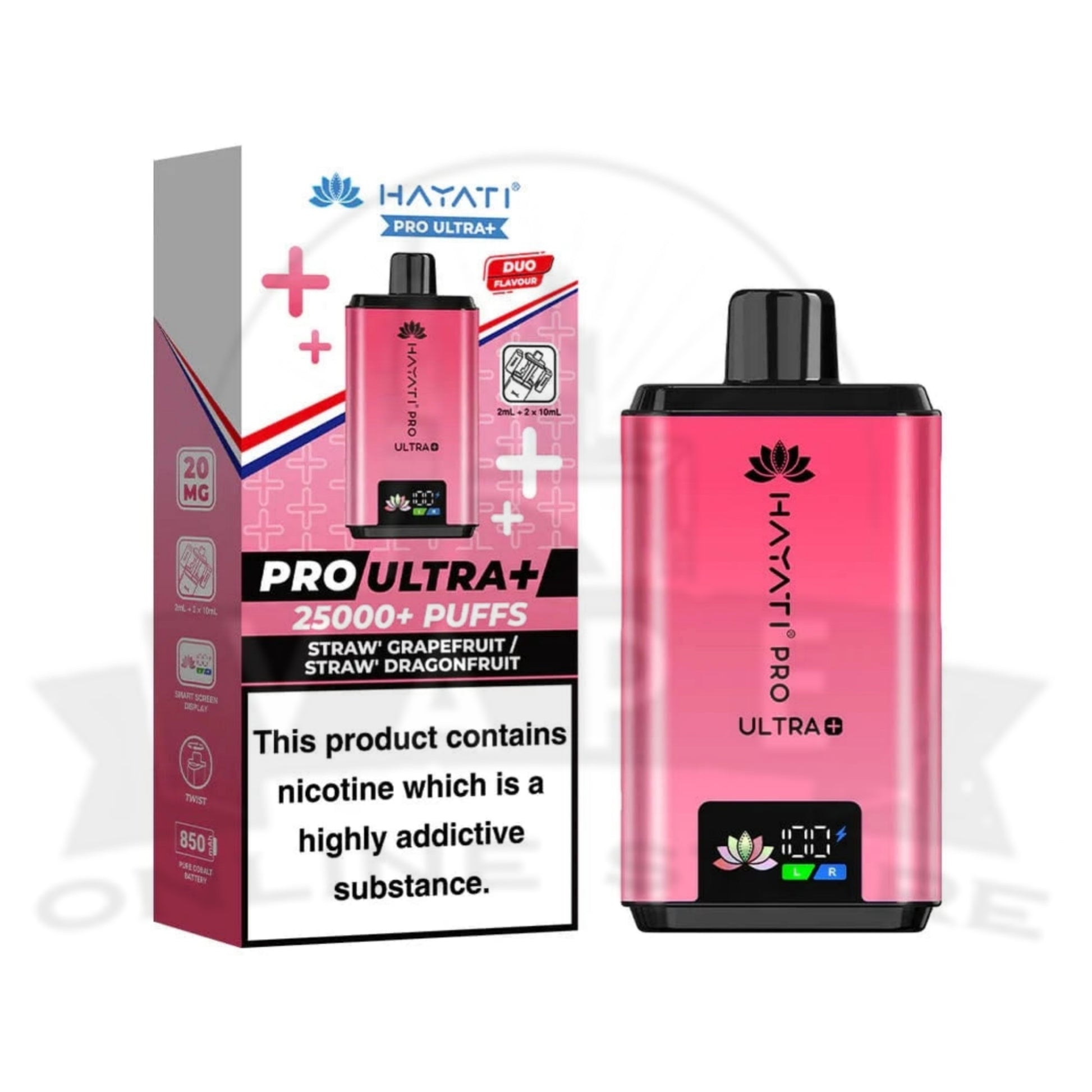 BOX OF 5 Hayati Pro Ultra Plus 25000 Prefilled Pod Kit