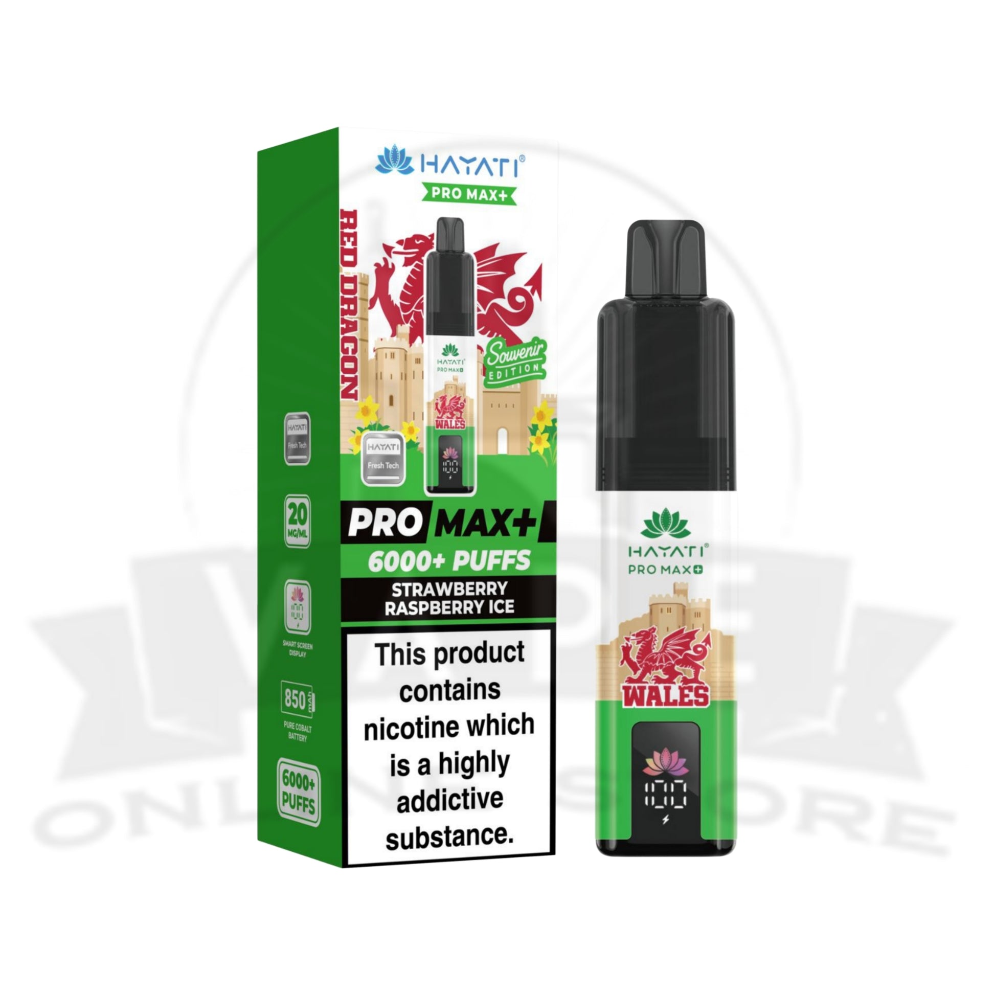Hayati Pro Max Plus 6000 Puffs BOX OF 5 | Free Delivery