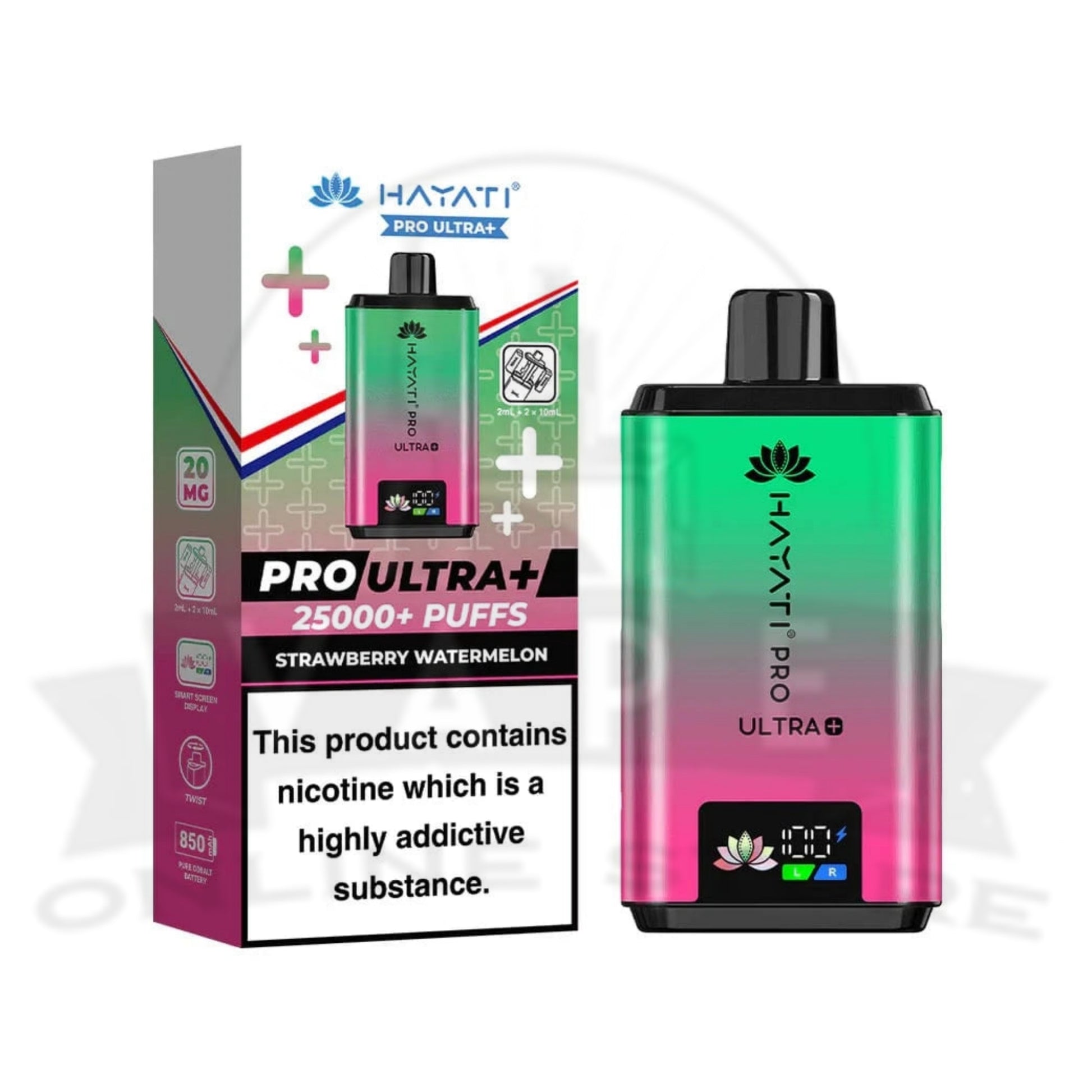 BOX OF 5 Hayati Pro Ultra Plus 25000 Prefilled Pod Kit
