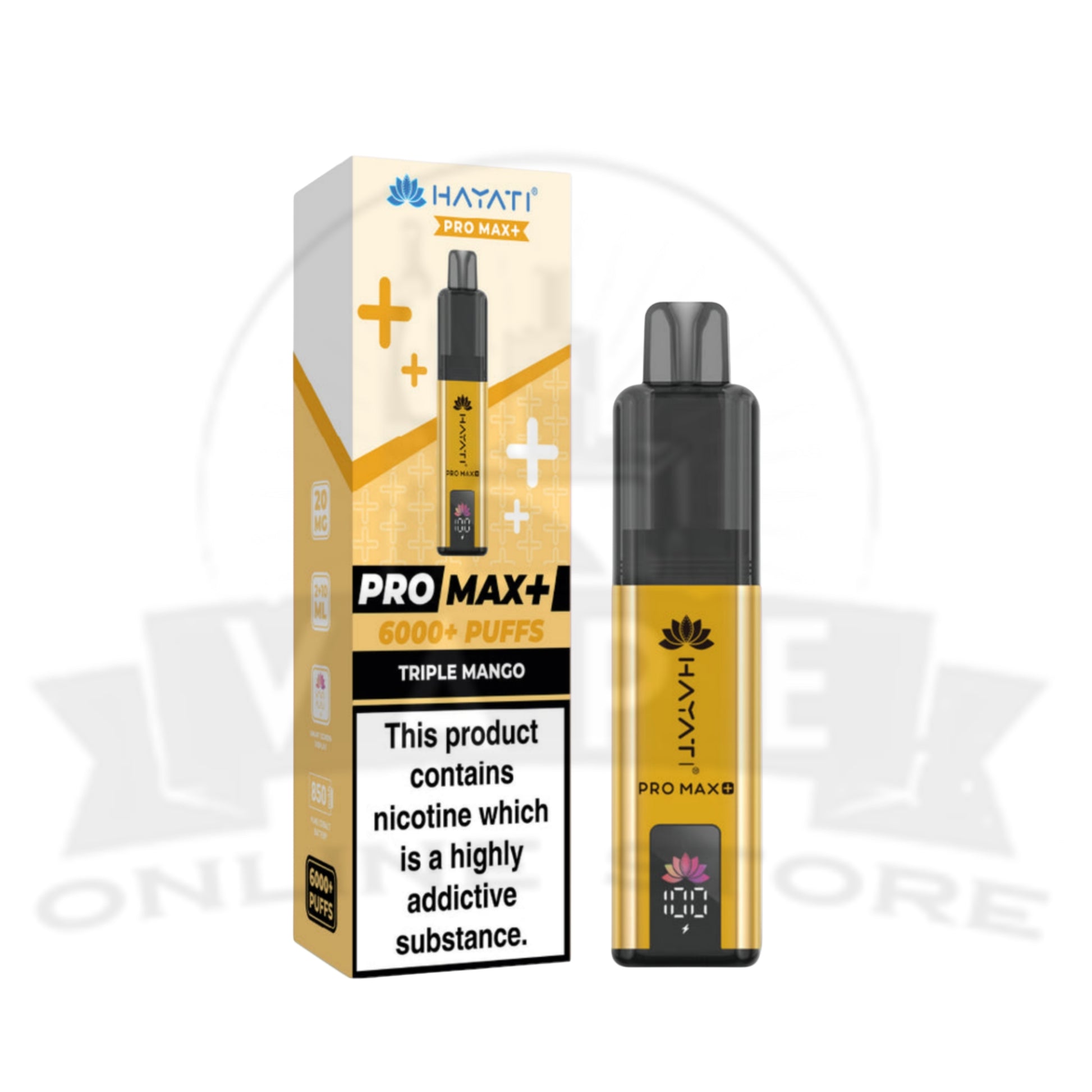 Hayati Pro Max Plus 6000 Puffs BOX OF 5 | Free Delivery