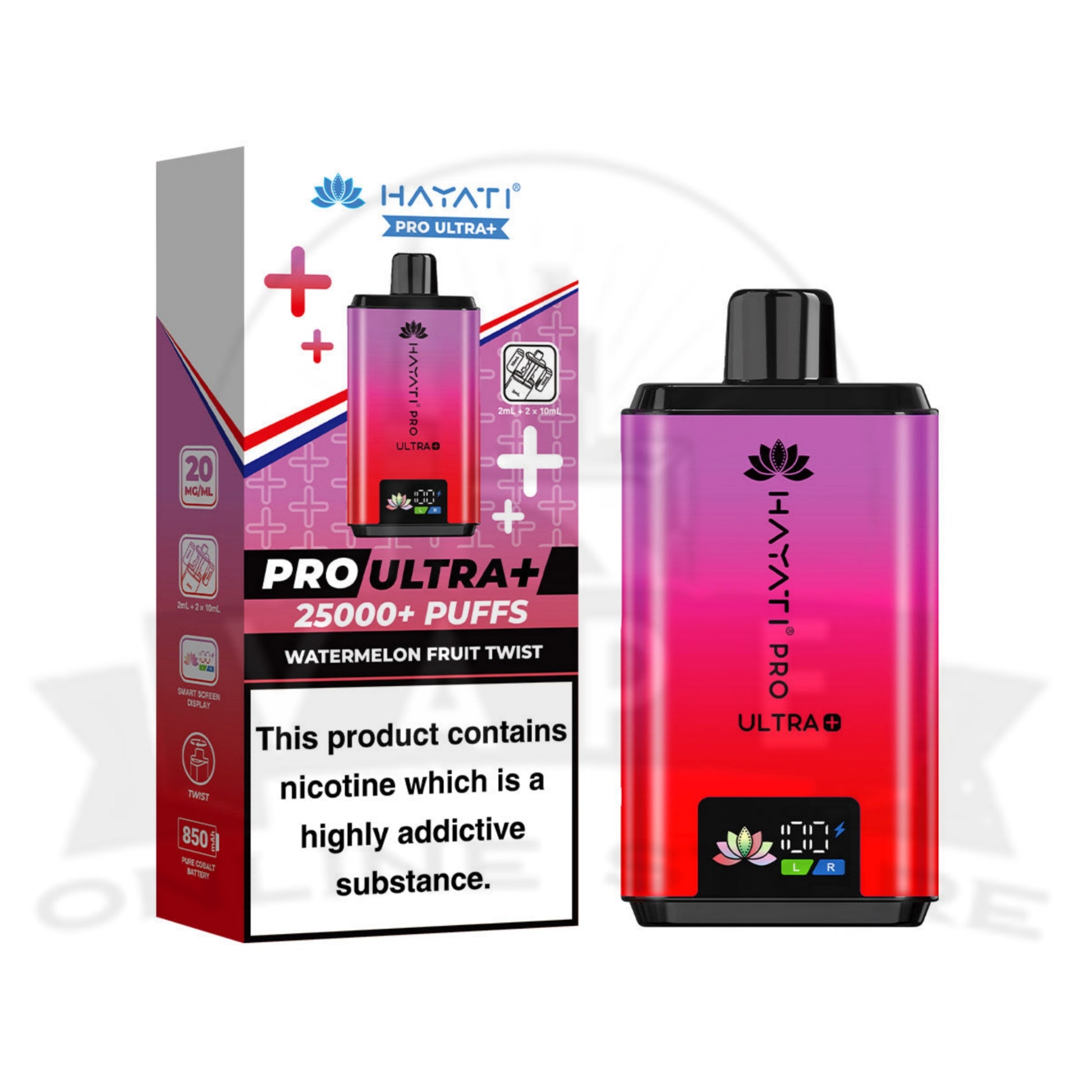 BOX OF 5 Hayati Pro Ultra Plus 25000 Prefilled Pod Kit