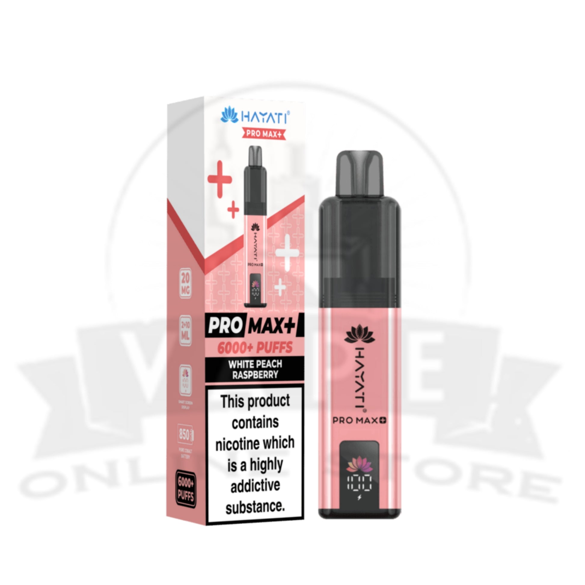 Hayati Pro Max Plus 6000 Puffs BOX OF 5 | Free Delivery