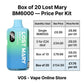 Box of 20 lost mary bm6000 price kit