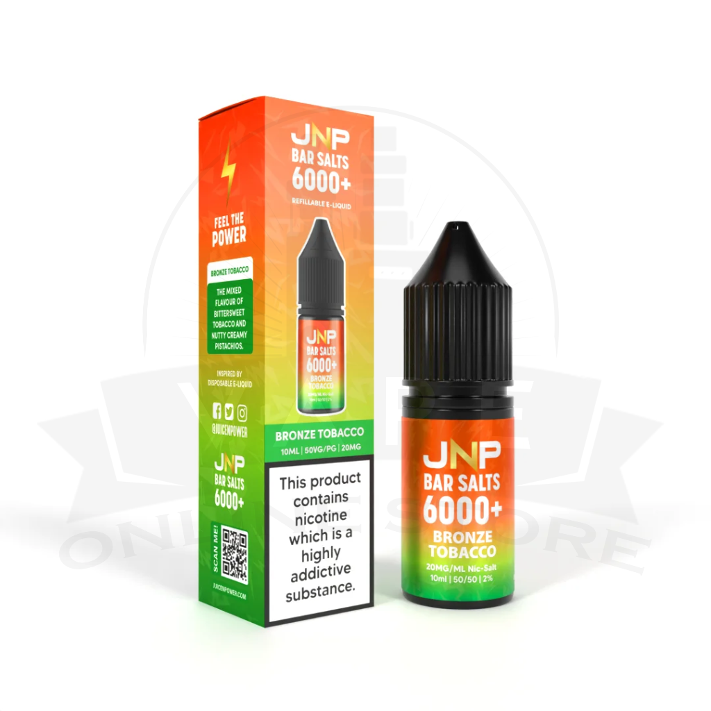 JNP Bar Salt 6000+ Nic Salts | 10ml Juice N Power | 25+ Flavours