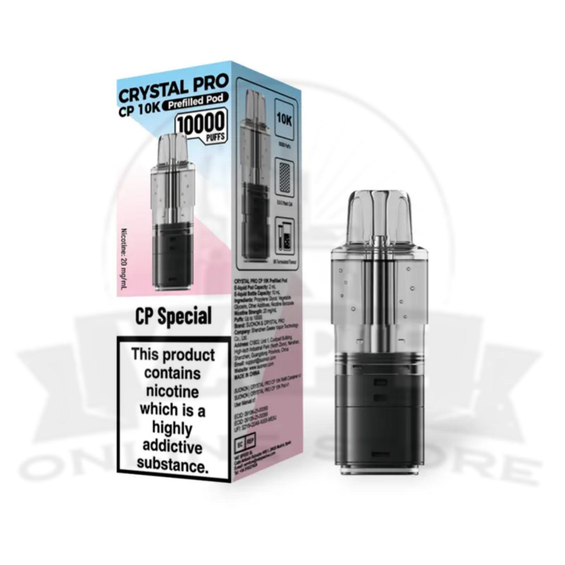Official Crystal Pro CP 10k Pods | Any 3 For £12 Deal