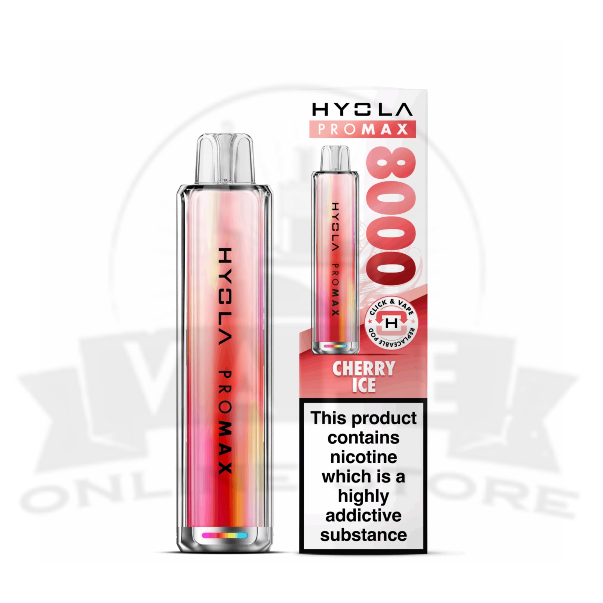 Box Of 10 Hyola Pro Max 8000 Prefilled Pod Kit | Wholesale Hyola Vapes