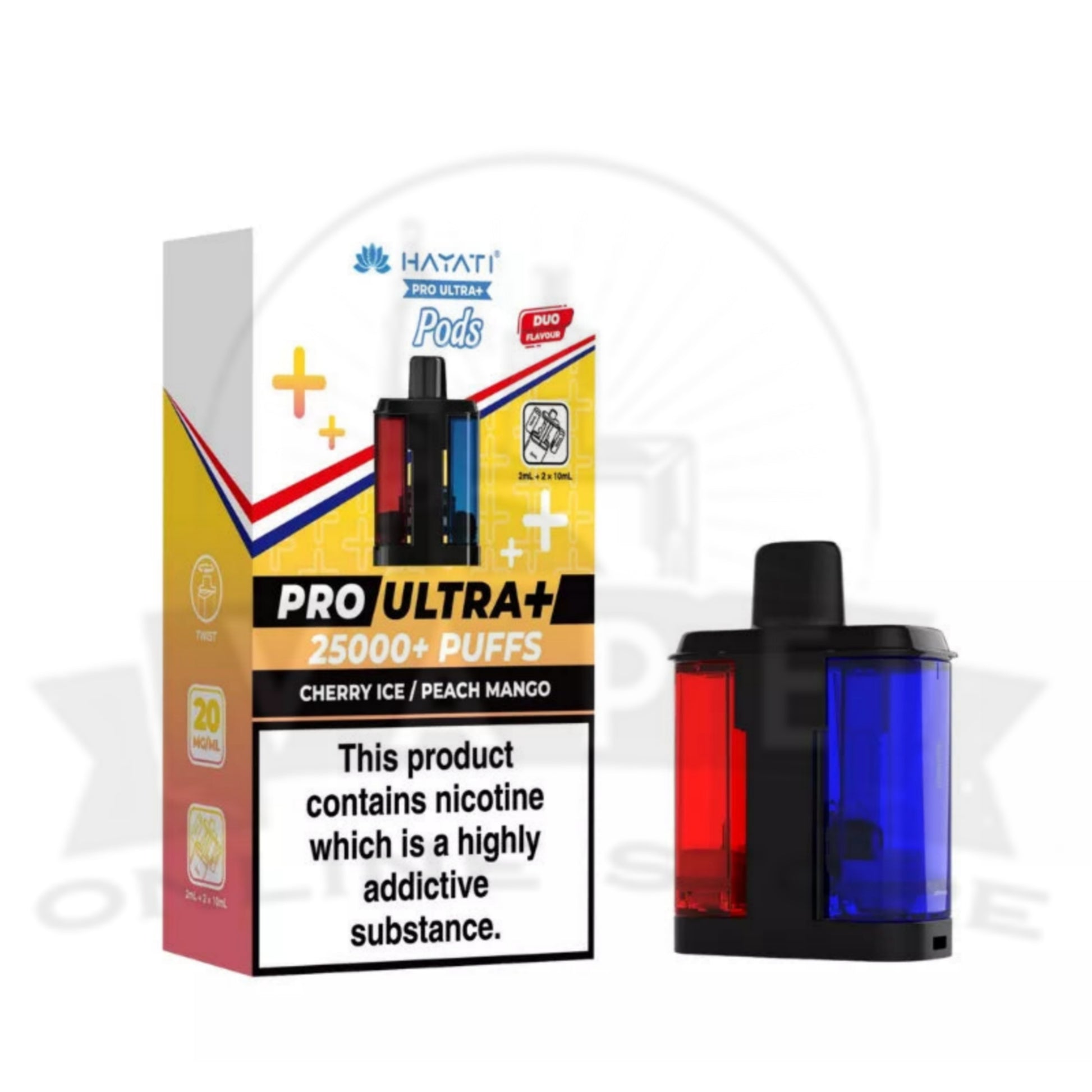 Box Of 10 Hayati Pro Ultra Plus 25000 Replacement Pods