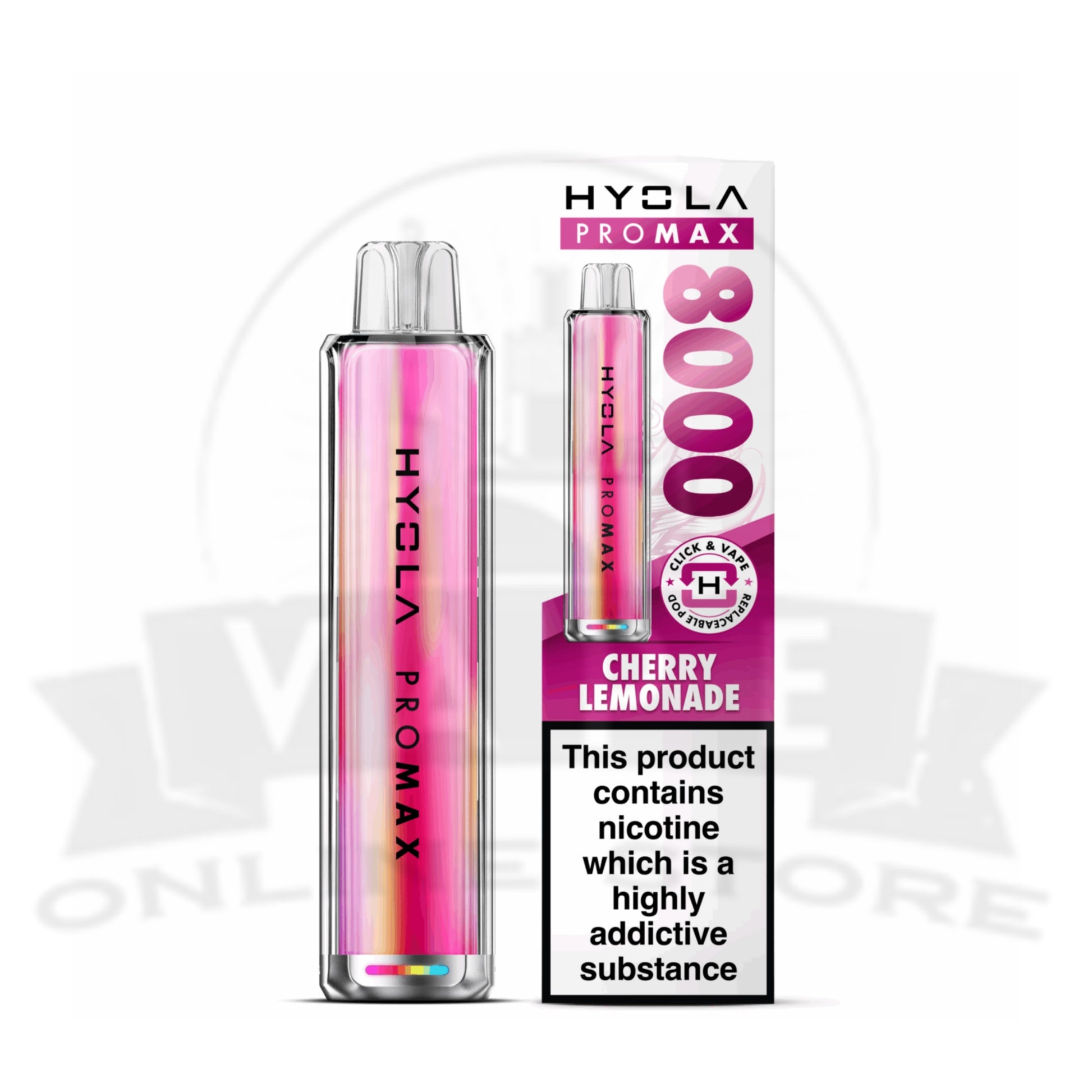 Box Of 10 Hyola Pro Max 8000 Prefilled Pod Kit | Wholesale Hyola Vapes