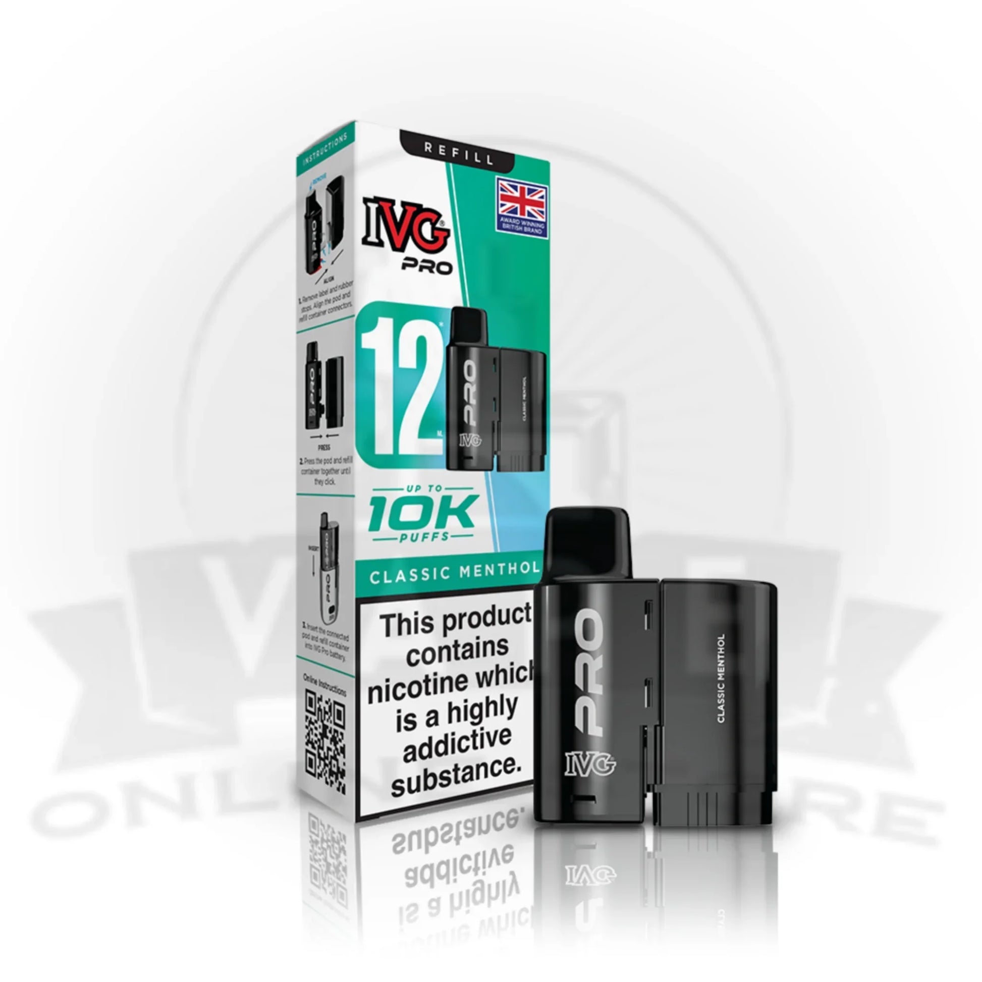 Classic Menthol IVG Pro 12 Pods