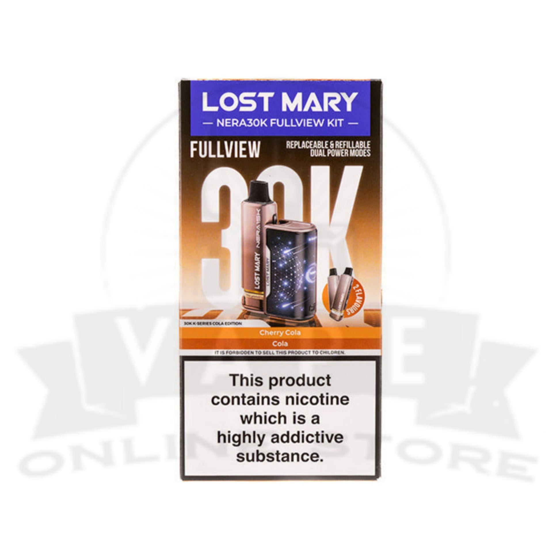Lost Mary Nera 30K Fullview Pod Kit