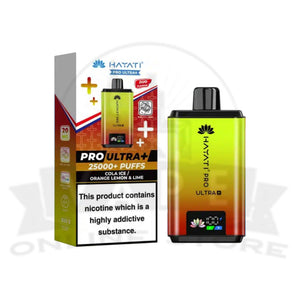 Cola Ice / Orange Lemon and Lime  Hayati Pro Ultra Plus 25000 Prefilled Pod Vape Kit