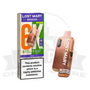 Cola Lost Mary BM6000 Prefilled Pod  Vape Kit | Must Try