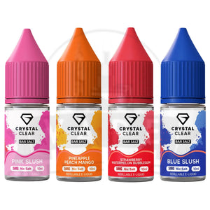 Crystal Clear Bar Salt 5mg 10ml Nic Salts