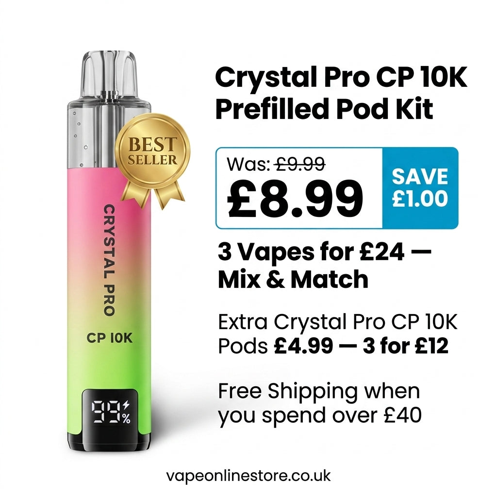Crystal Pro CP 10K Prefilled Pod kit