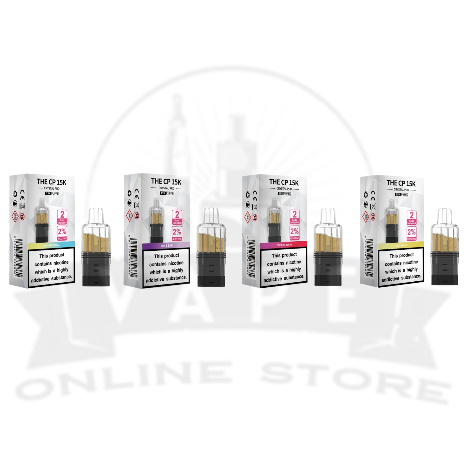 Crystal Pro CP 15K Pods