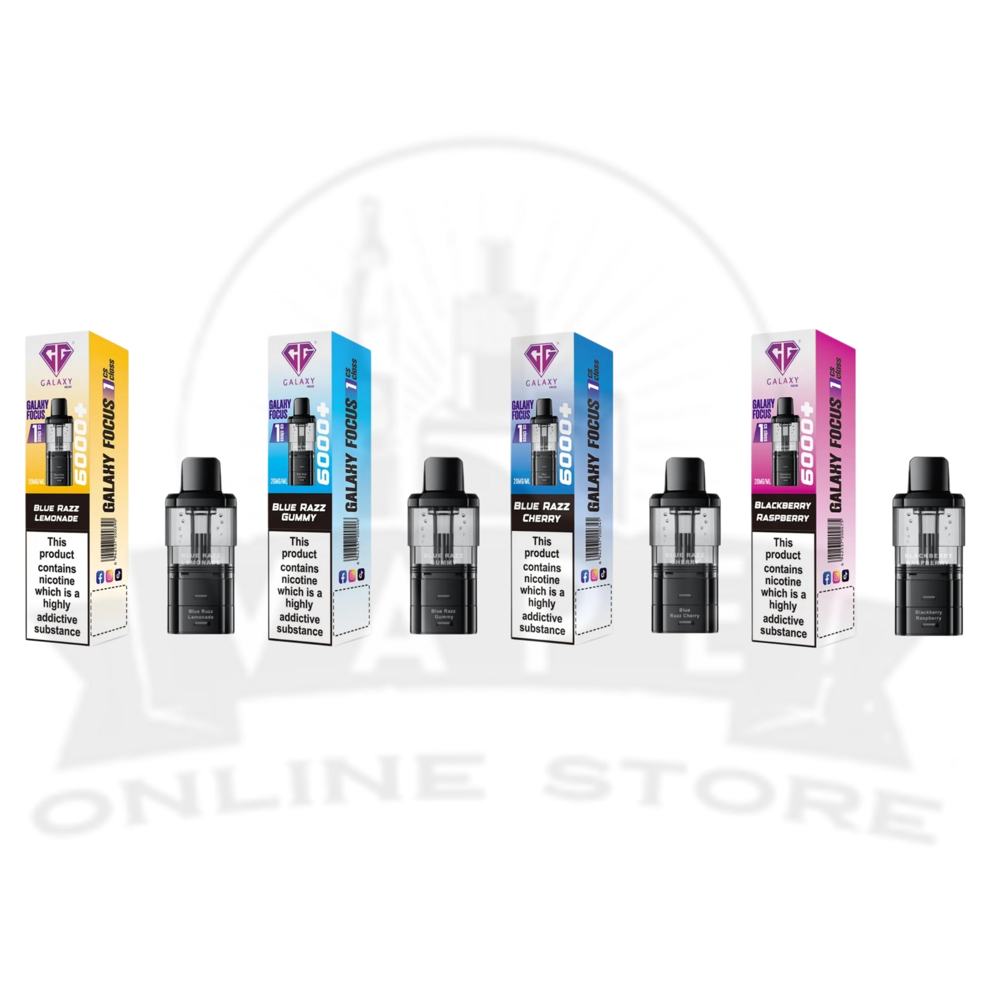 Crystal Galaxy Focus 1 6000 Replacement Pods