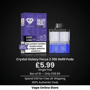 Crystal Galaxy Focus 2 30K Refill Pods | £5.99 Deal