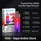 Crystal Prime 10000 Puffs Aura Bar Flavours
