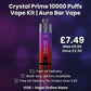 Crystal Prime 10000 Puffs Vape Kit 