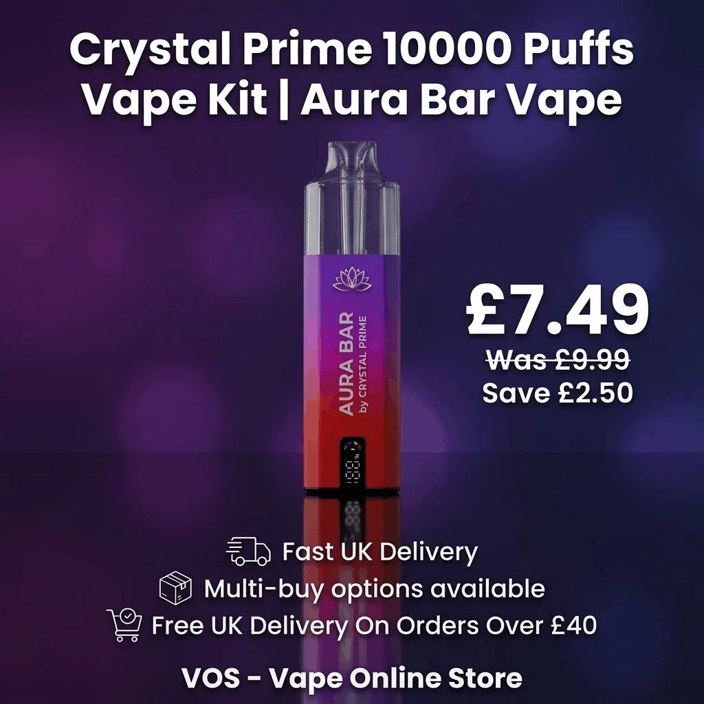 Crystal Prime 10000 Puffs Vape Kit | Aura Bar Vape