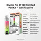 Crystal Pro CP 10000 Pod Kit
