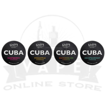 Cuba Black Nicotine Pouches - front view