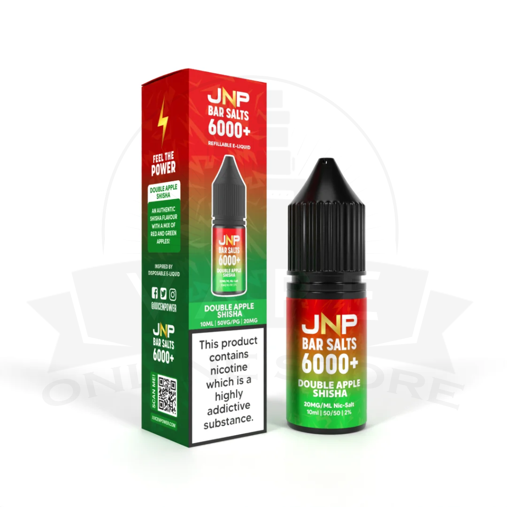 JNP Bar Salt 6000+ Nic Salts | 10ml Juice N Power | 25+ Flavours