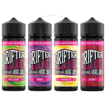 Drifter Bar Juice 100ml shortfill e-liquid, 0mg 50/50 bar juice by Juice Sauz, 25 flavours