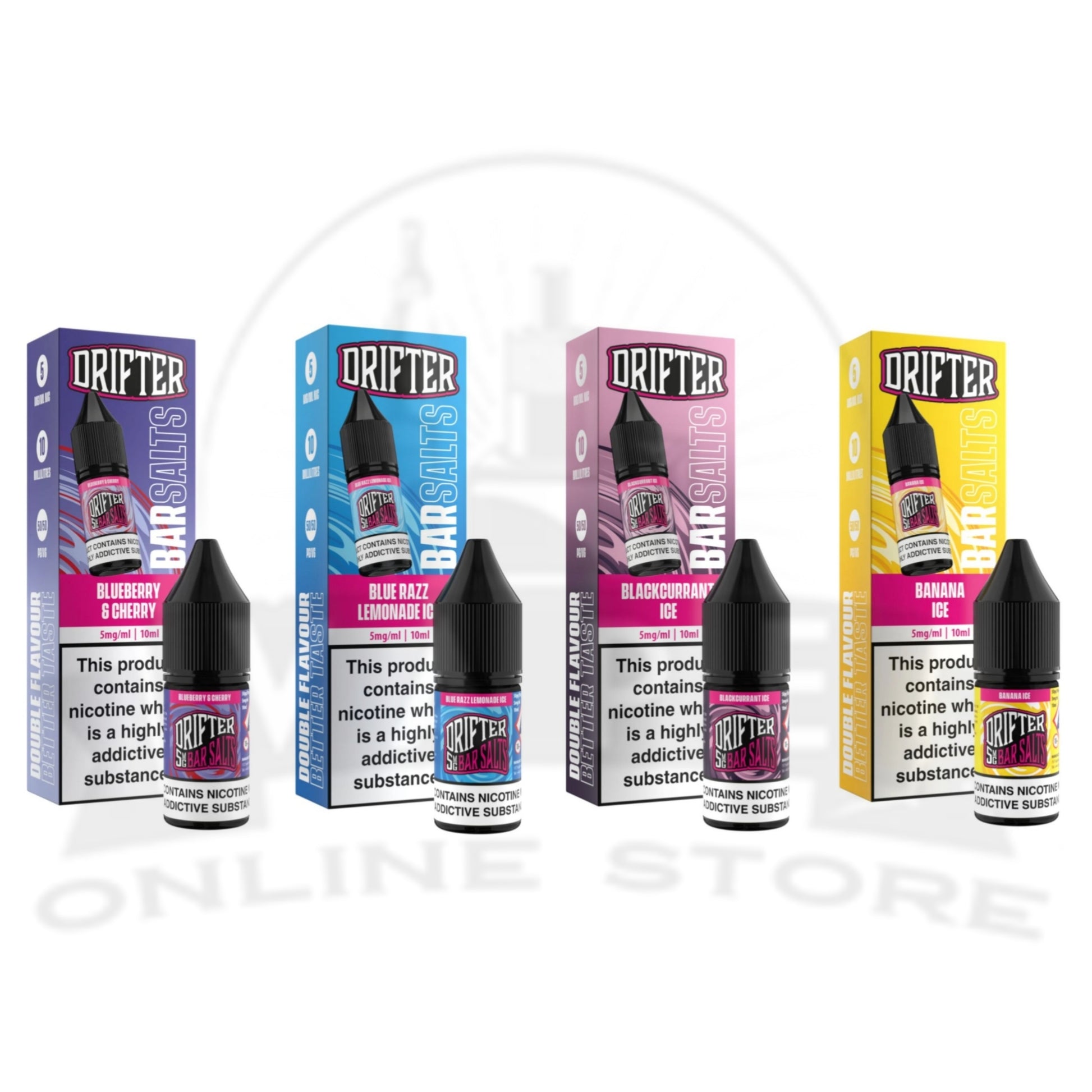 Drifter Bar Salts 5mg 10ml Nic Salt