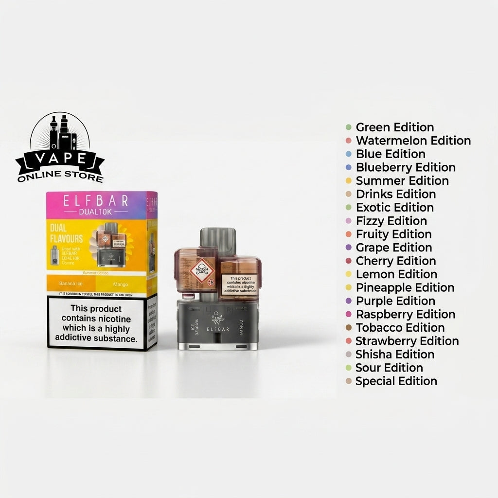 Elf Bar Dual 10K Puffs Replacement Pods