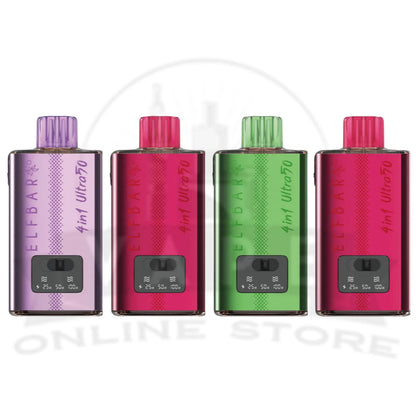 Elf Bar 4-in-1 Ultra 50k Prefilled Pod Kit vape - front view