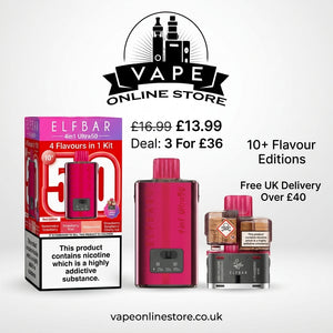 Elf Bar 4-in-1 Ultra 50k Prefilled Pod Kit