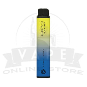 Blue Razz Lemonade Elux Legend 3500 Puffs Disposable Vape