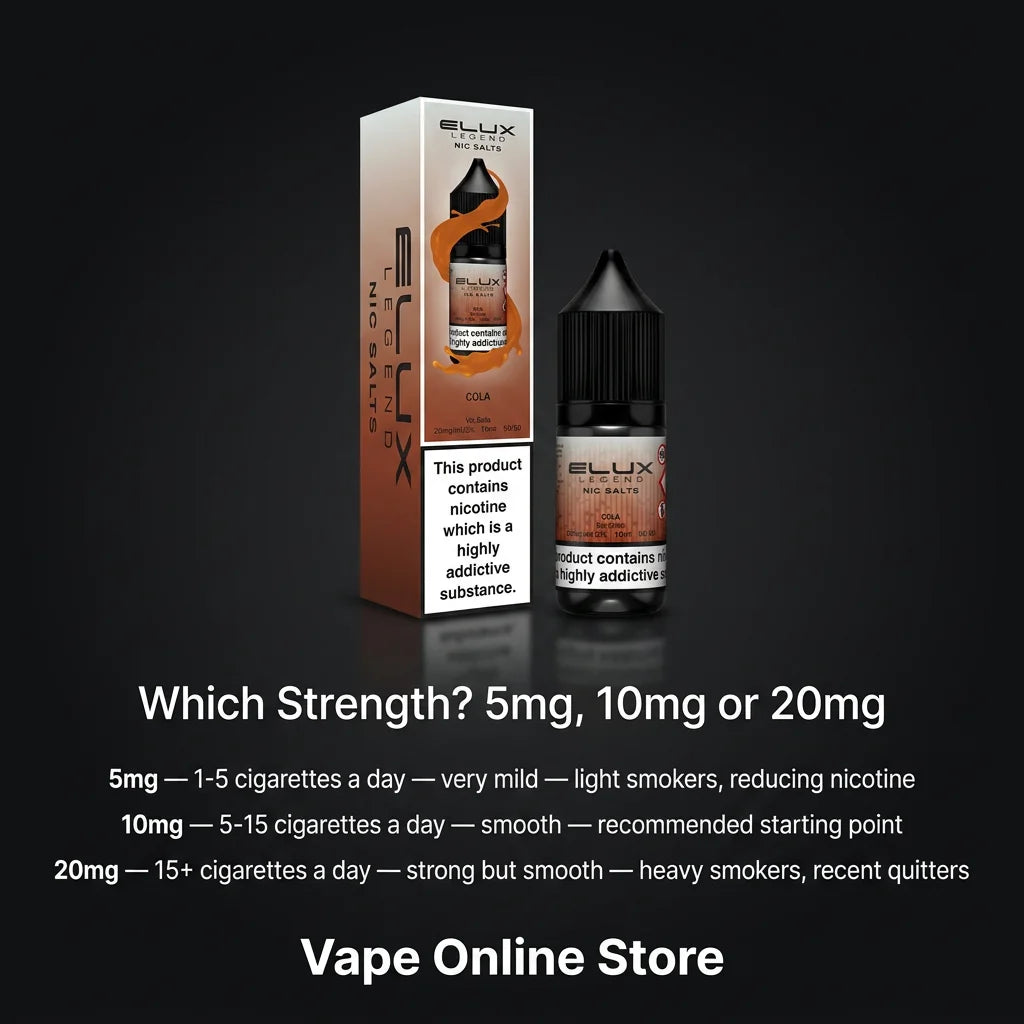 Elux Legend Nic Salts 10ml E-Liquids | 5 For £10