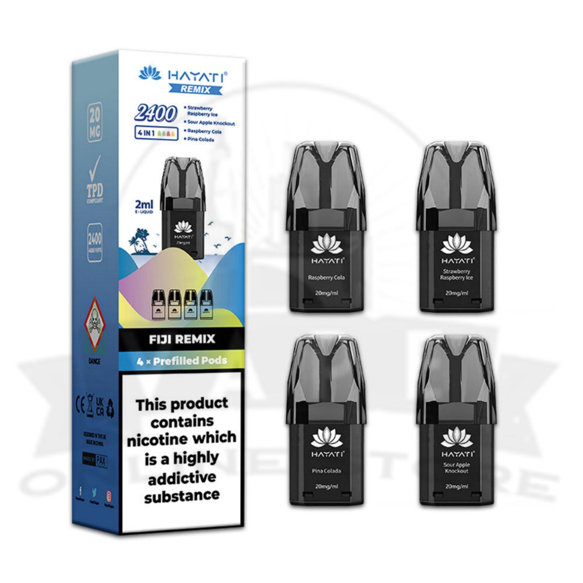 Hayati Remix 2400 Puffs Replacement Pods