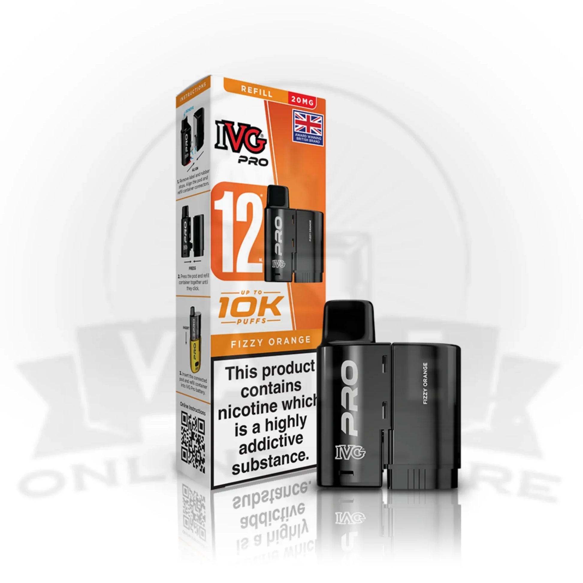 Fizzy Orange IVG Pro 12 Pods
