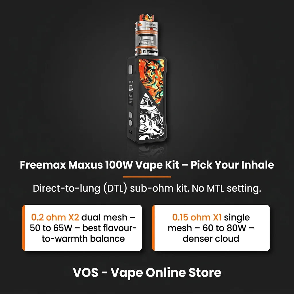 Freemax Maxus 100W Vape Kit